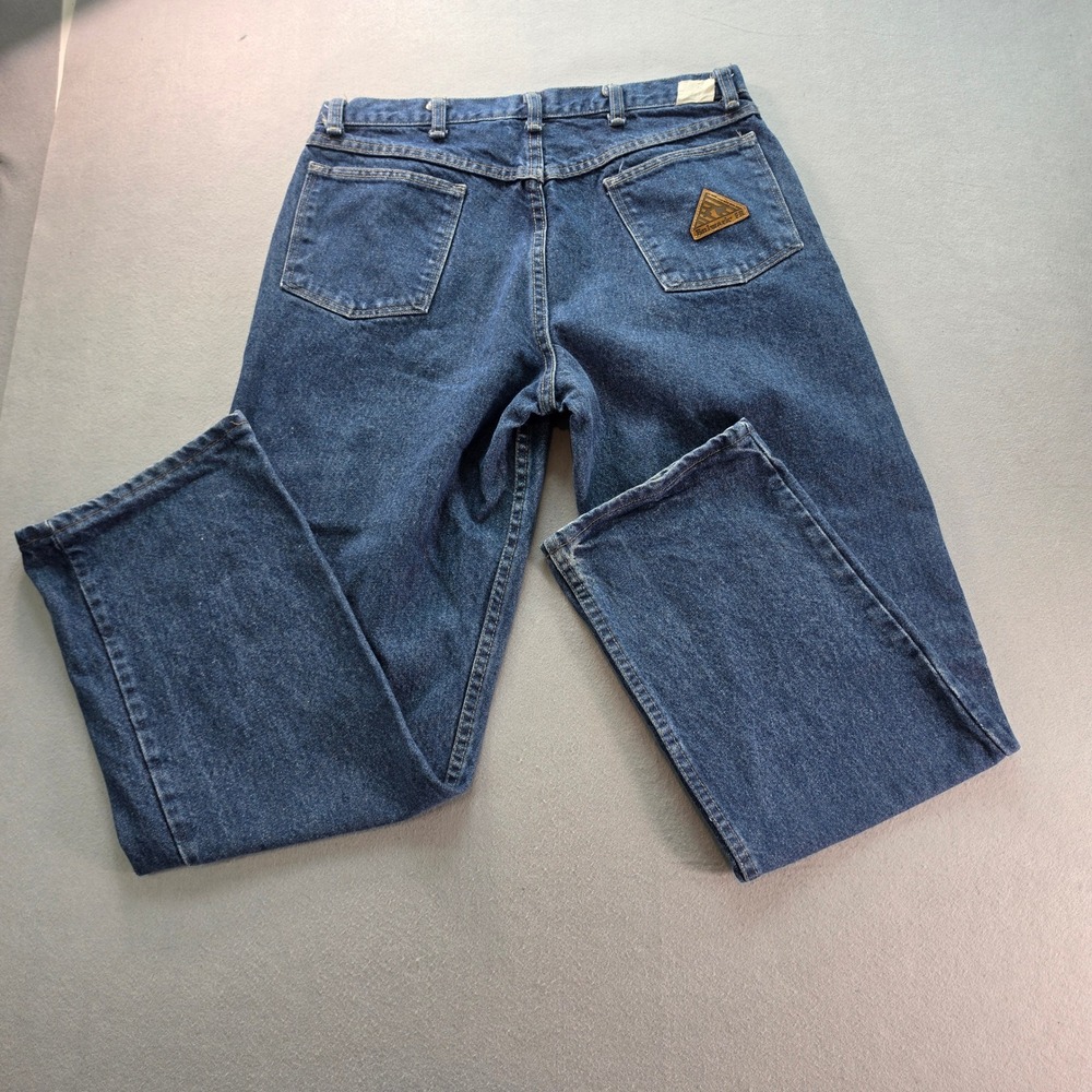 Bulwark FR Excel FR Mens Blue Denim Flame Resistant Work Jeans 34x30 PEJ4DW4